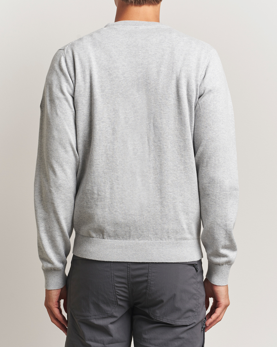 Men | Sweaters & Knitwear | Sail Racing | Bowman Knitted Crew Neck Grey Melange
