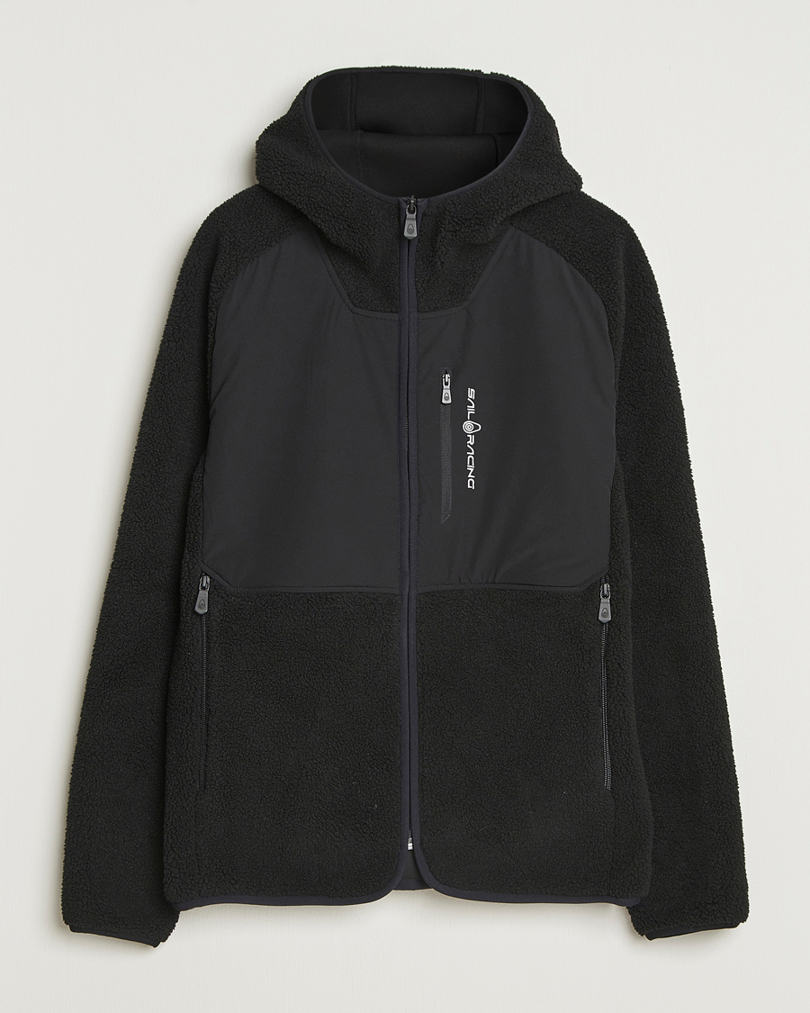 Men | Sweaters & Knitwear | Sail Racing | Patrol Pile Full Zip Hoodie Carbon