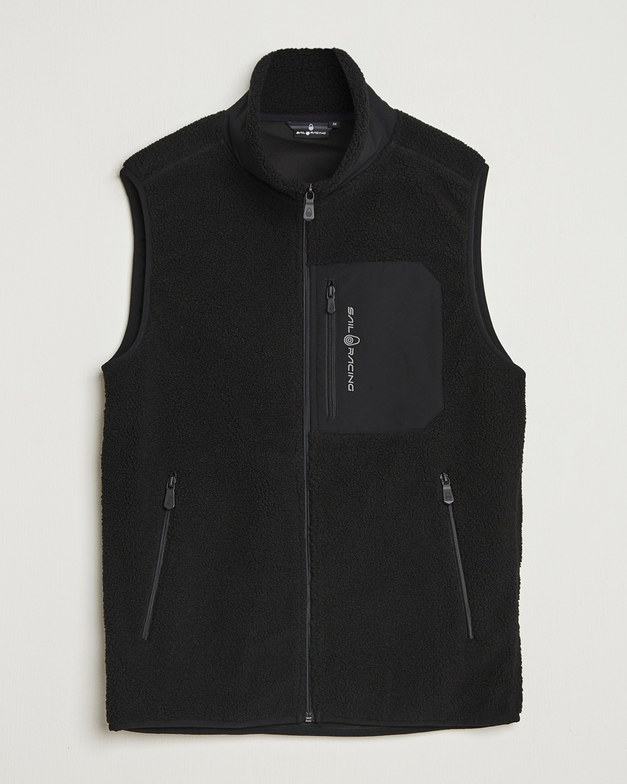 Men | Sweaters & Knitwear | Sail Racing | Bowman Pile Vest Carbon