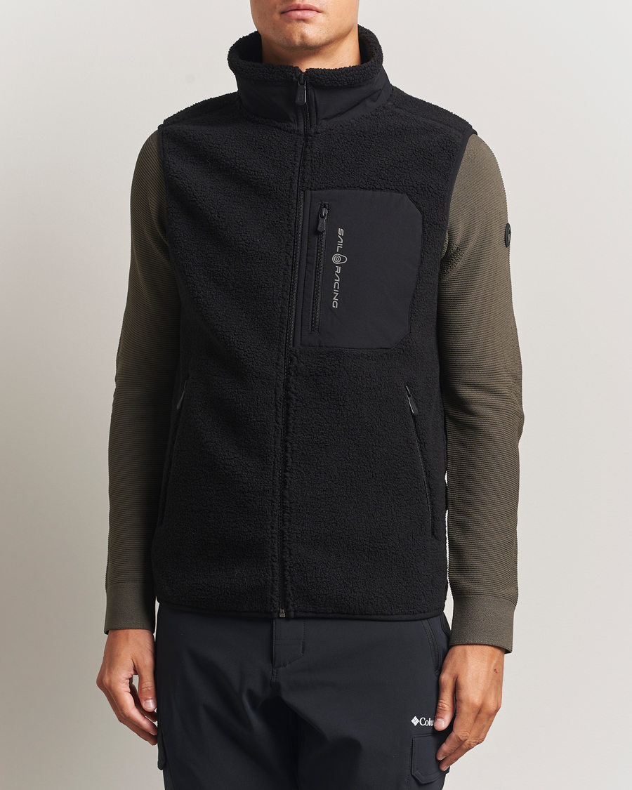 Men | Sweaters & Knitwear | Sail Racing | Bowman Pile Vest Carbon
