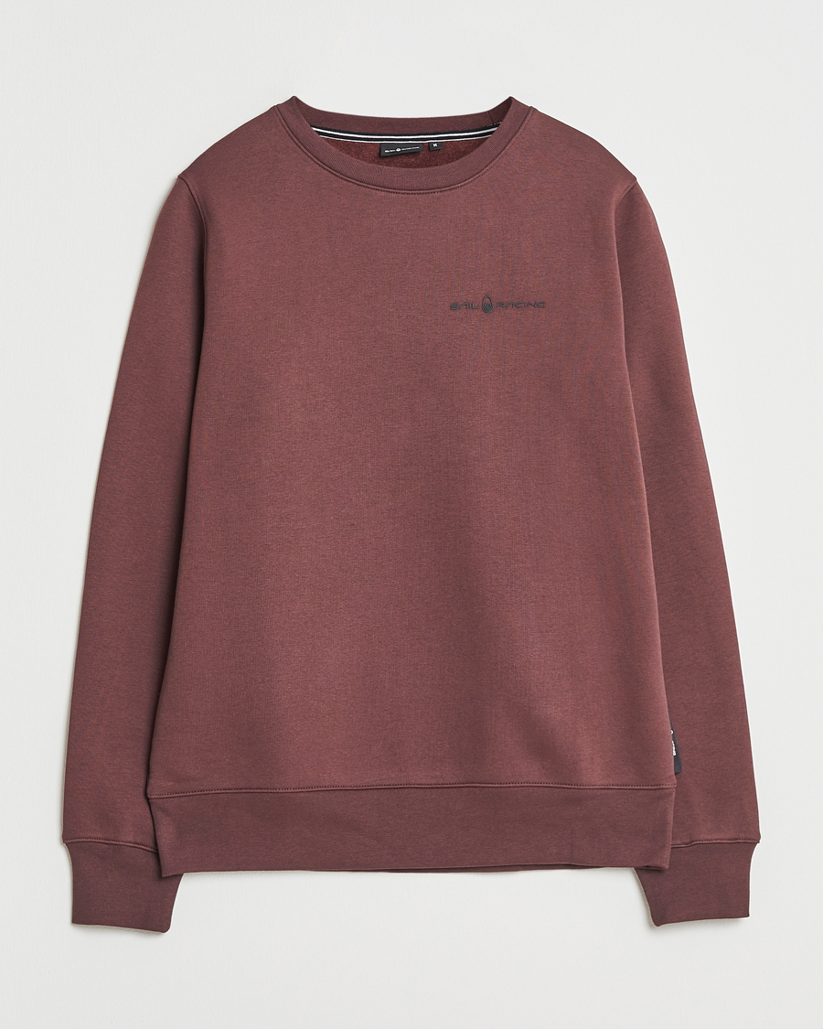 Men | Sweaters & Knitwear | Sail Racing | Bowman Crew Neck Sweatshirt Dark Brown