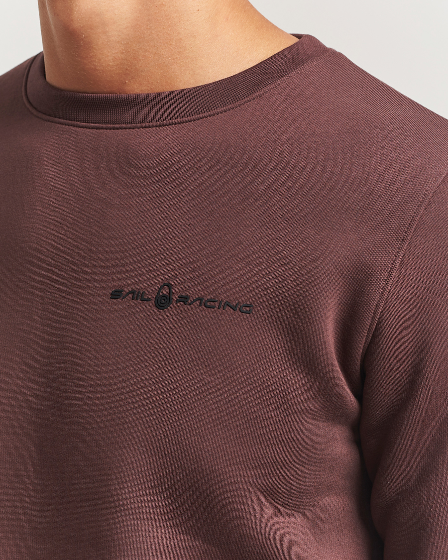 Men | Sweaters & Knitwear | Sail Racing | Bowman Crew Neck Sweatshirt Dark Brown