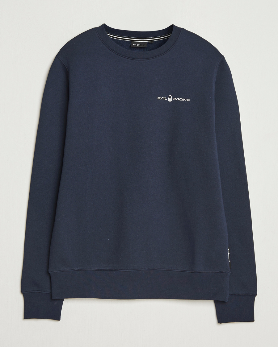 Men | Sweaters & Knitwear | Sail Racing | Bowman Crew Neck Sweatshirt Dark Navy