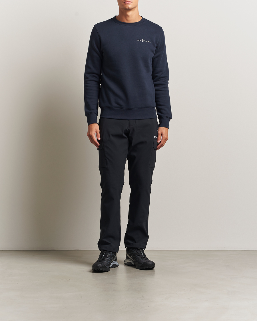 Men | Sweaters & Knitwear | Sail Racing | Bowman Crew Neck Sweatshirt Dark Navy
