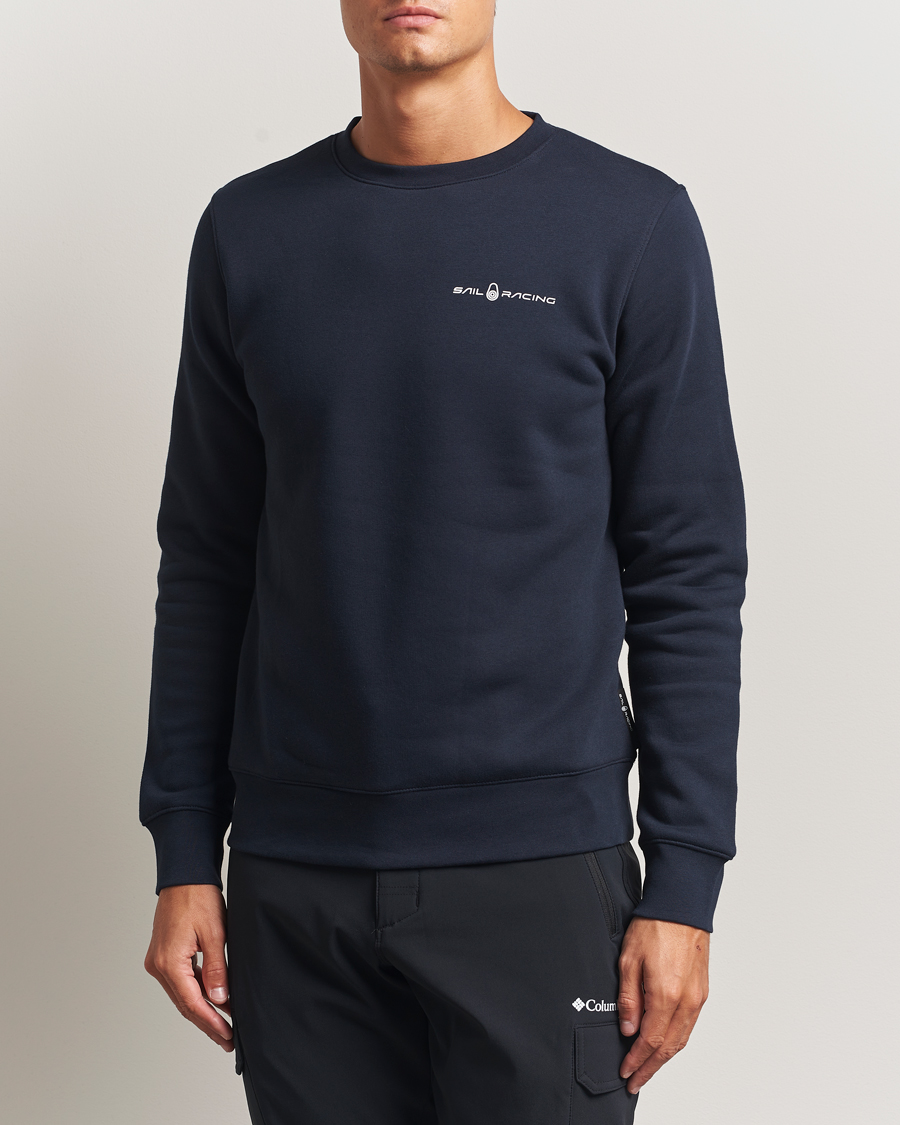 Men | Sweaters & Knitwear | Sail Racing | Bowman Crew Neck Sweatshirt Dark Navy