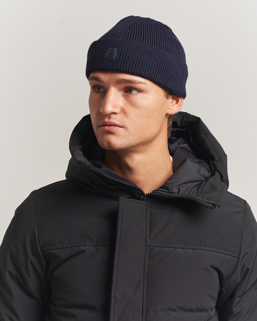 Men | Beanies | Sail Racing | Bowman Wool Folded Beanie Dark Navy