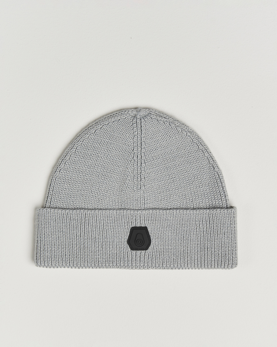 Men | Beanies | Sail Racing | Bowman Wool Folded Beanie Grey Melange