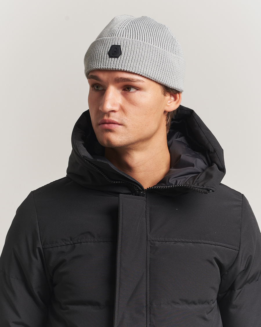 Men | Beanies | Sail Racing | Bowman Wool Folded Beanie Grey Melange