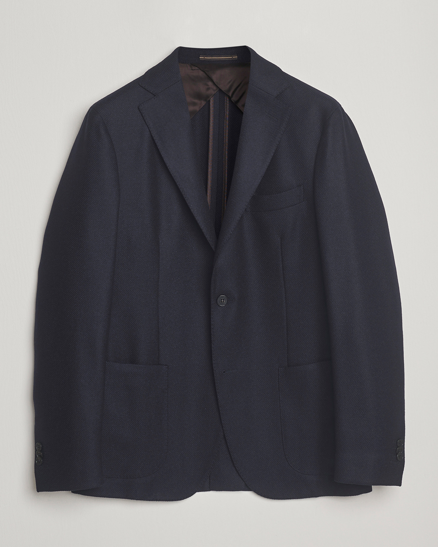 Men | Blazers | Incotex | Wool/Cashmere Blazer Navy