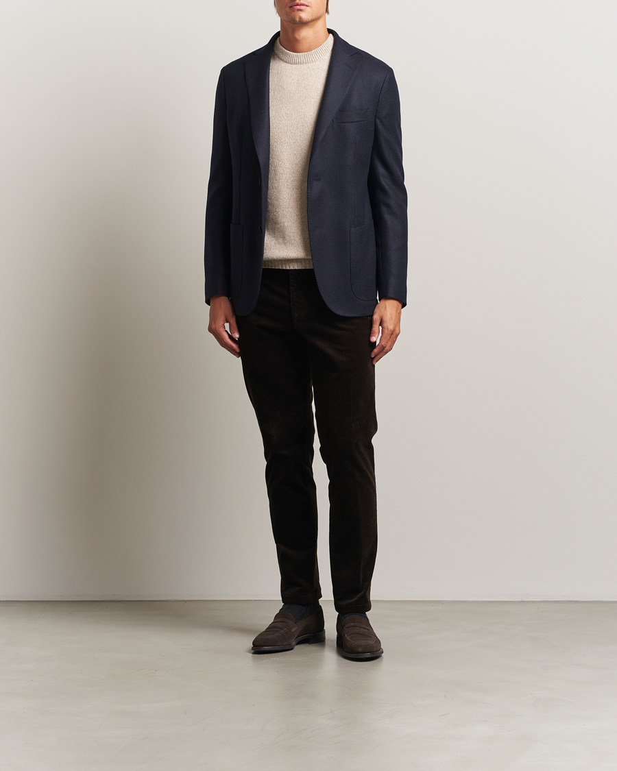 Men | Blazers | Incotex | Wool/Cashmere Blazer Navy