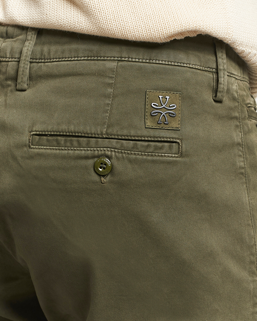 Men | Trousers | Jacob Cohën | Bobby Cotton Chinos Green