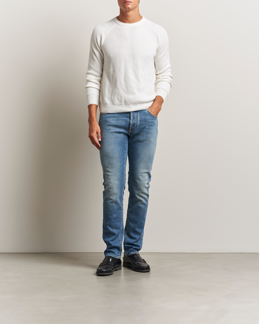 Men | Jeans | Jacob Cohën | Bard Slim Fit Stretch Jeans Light Blue
