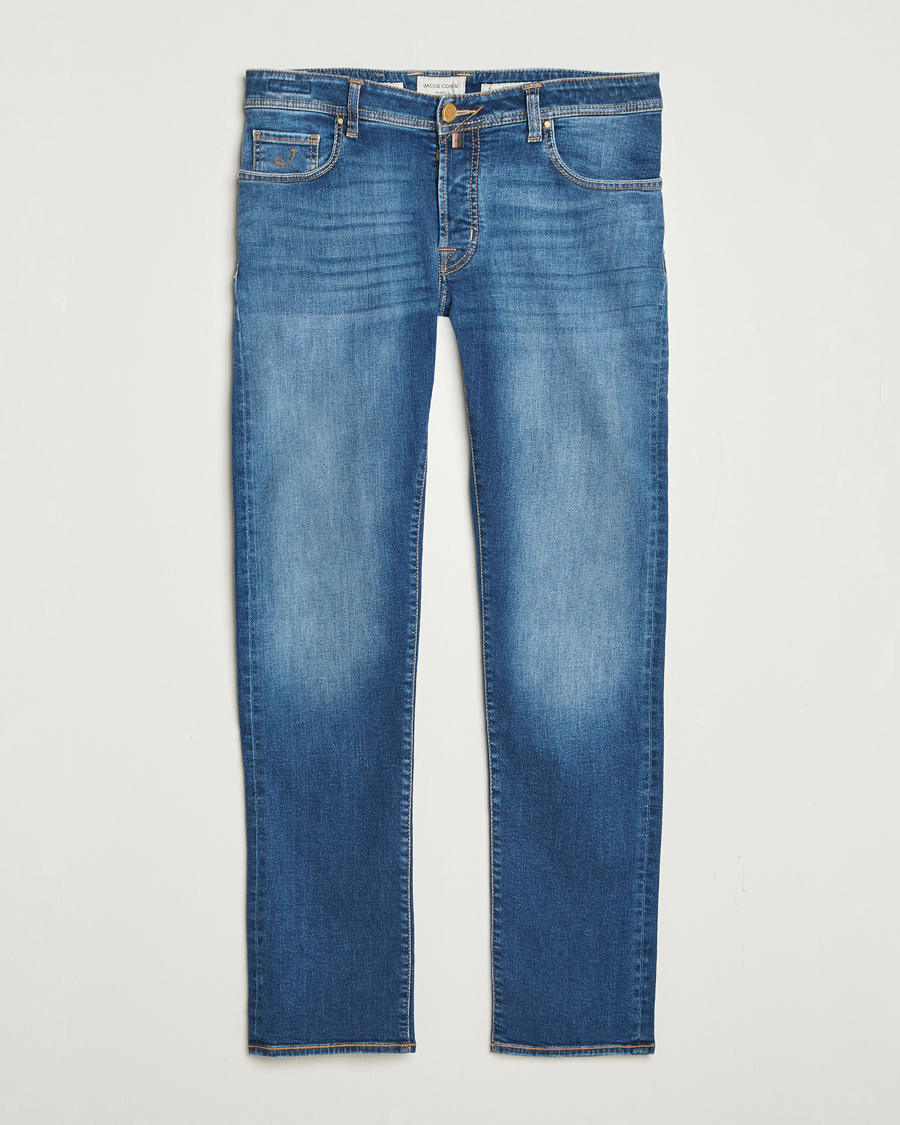 Men | Jeans | Jacob Cohën | Bard Limited Edition Slim Fit Jeans Mid Blue