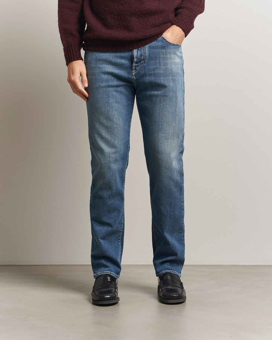 Men | Jeans | Jacob Cohën | Edos Regular Straight Fit Jeans Light Blue
