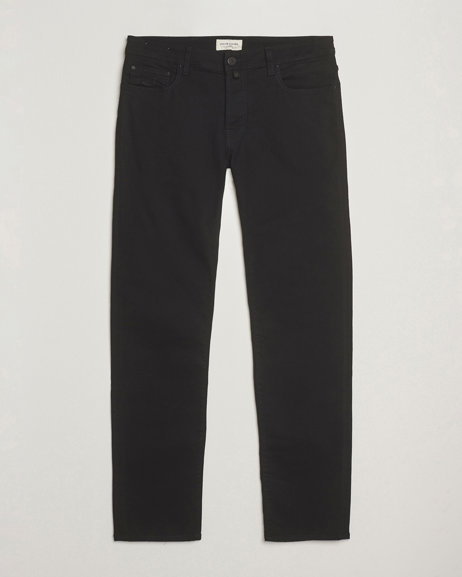 Men | Jeans | Jacob Cohën | Bard Slim Fit Stretch Jeans Stay Black