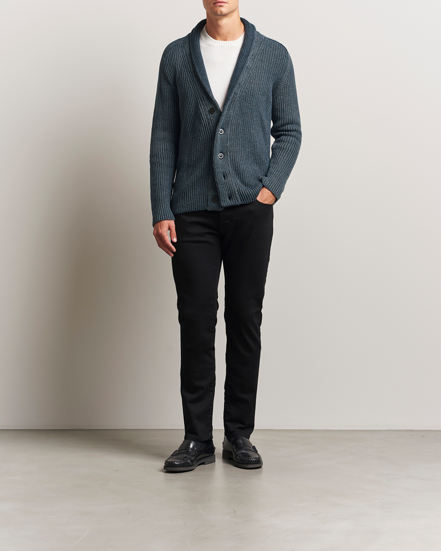 Men | Jeans | Jacob Cohën | Bard Slim Fit Stretch Jeans Stay Black