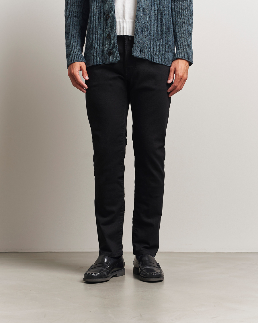 Men | Jeans | Jacob Cohën | Bard Slim Fit Stretch Jeans Stay Black