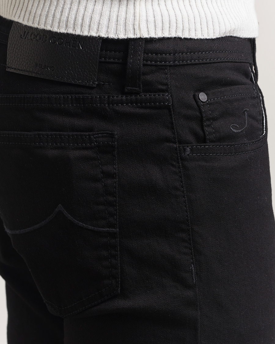 Men | Jeans | Jacob Cohën | Bard Slim Fit Stretch Jeans Stay Black