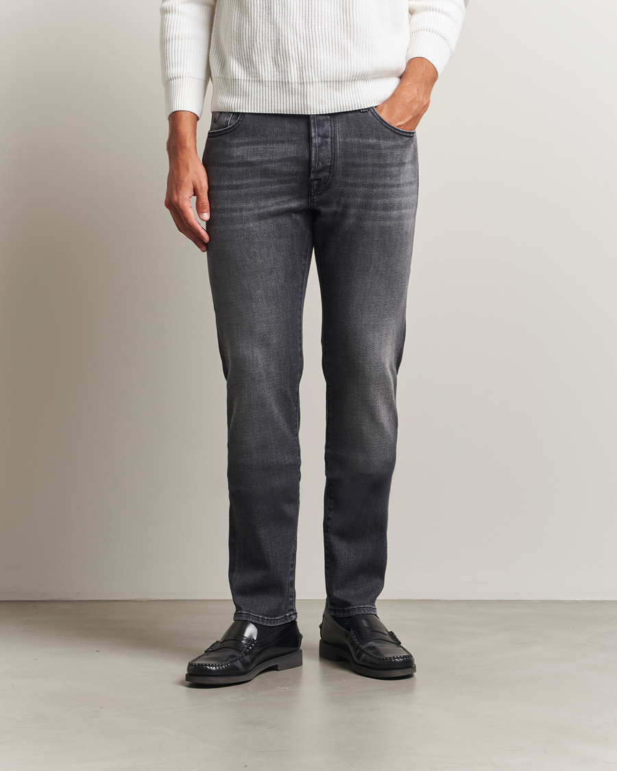 Men | Jeans | Jacob Cohën | Bard Slim Fit Stretch Jeans Grey