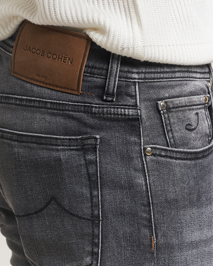 Men | Jeans | Jacob Cohën | Bard Slim Fit Stretch Jeans Grey