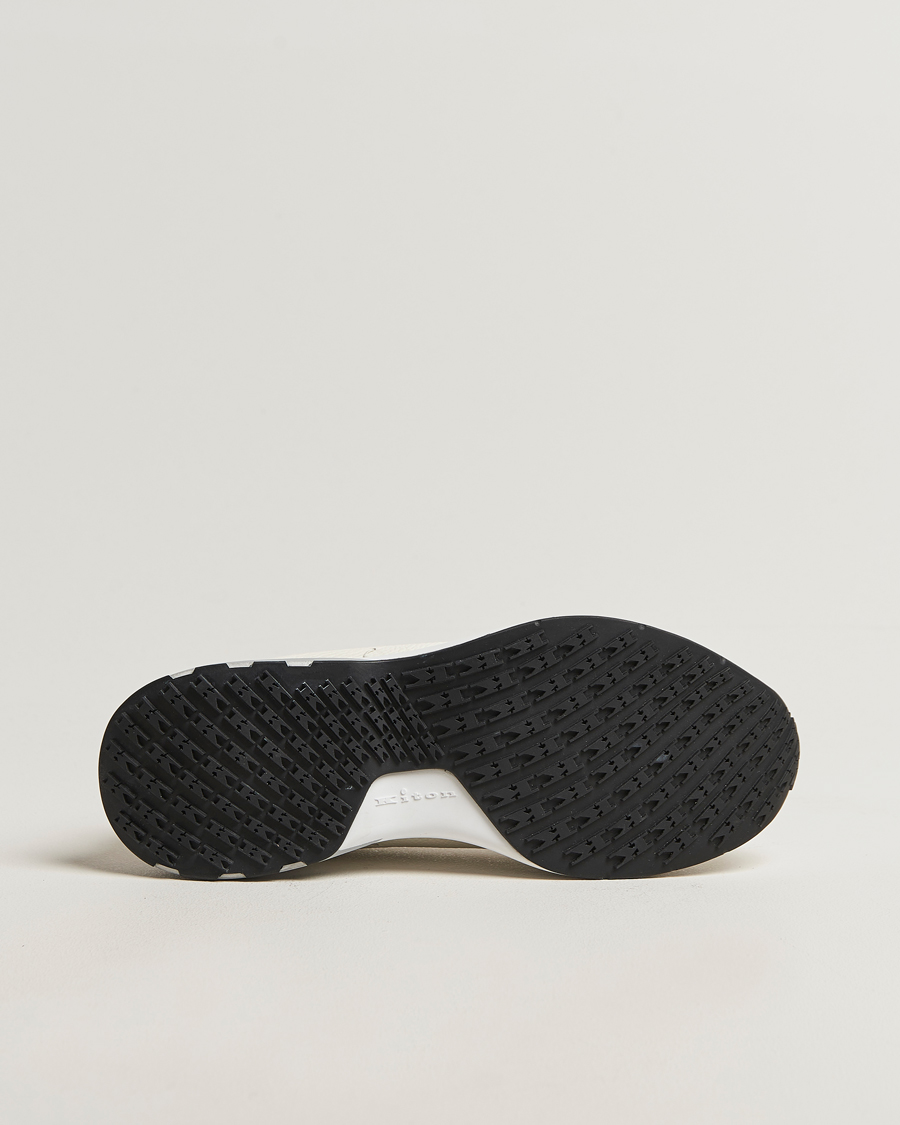Men | Sneakers | Kiton | Luxury Running Sneakers White Deerskin