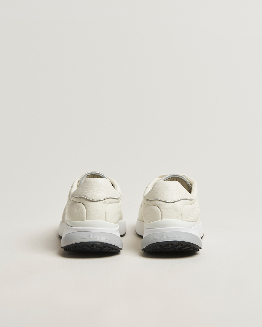 Men | Sneakers | Kiton | Luxury Running Sneakers White Deerskin