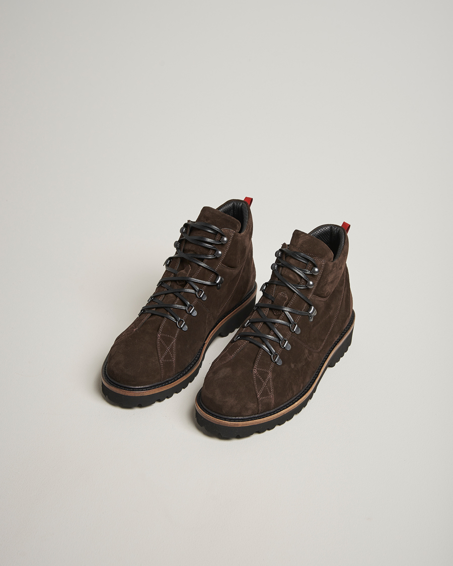 Men | Boots | Kiton | St Moritz Winter Boots Dark Brown Suede