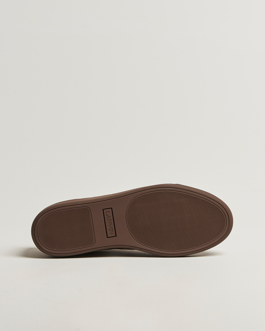 Men | Sneakers | Lanvin | DBB1 Patent Cap Toe Sneaker Dark Mocha