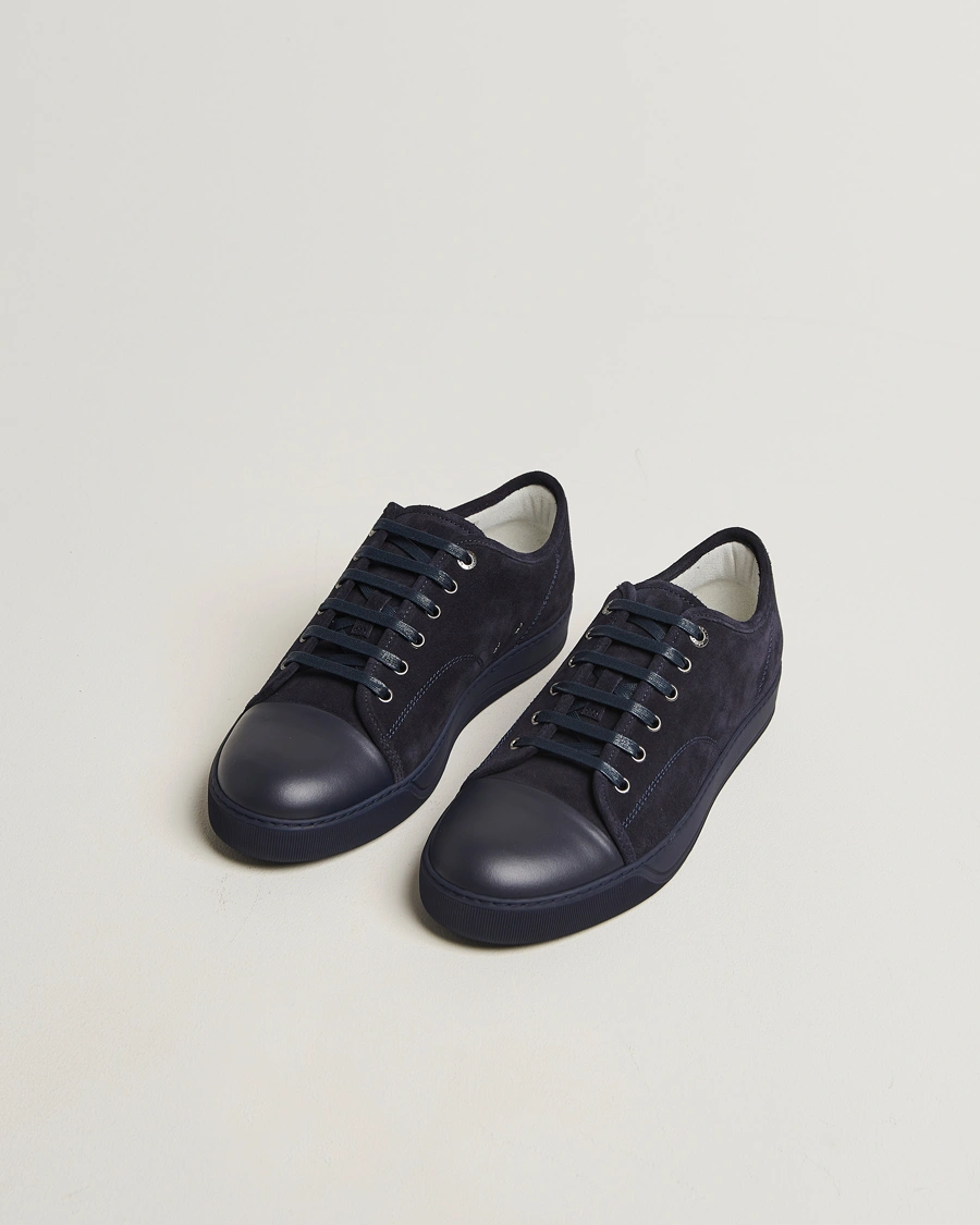 Men | Sneakers | Lanvin | DBB1 Nappa Cap Toe Sneaker Black/Navy