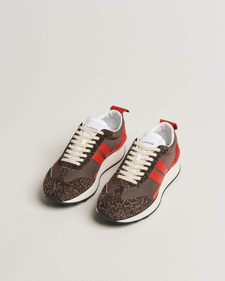 Men | Sneakers | Lanvin | Bumpr Running Sneakers Brown