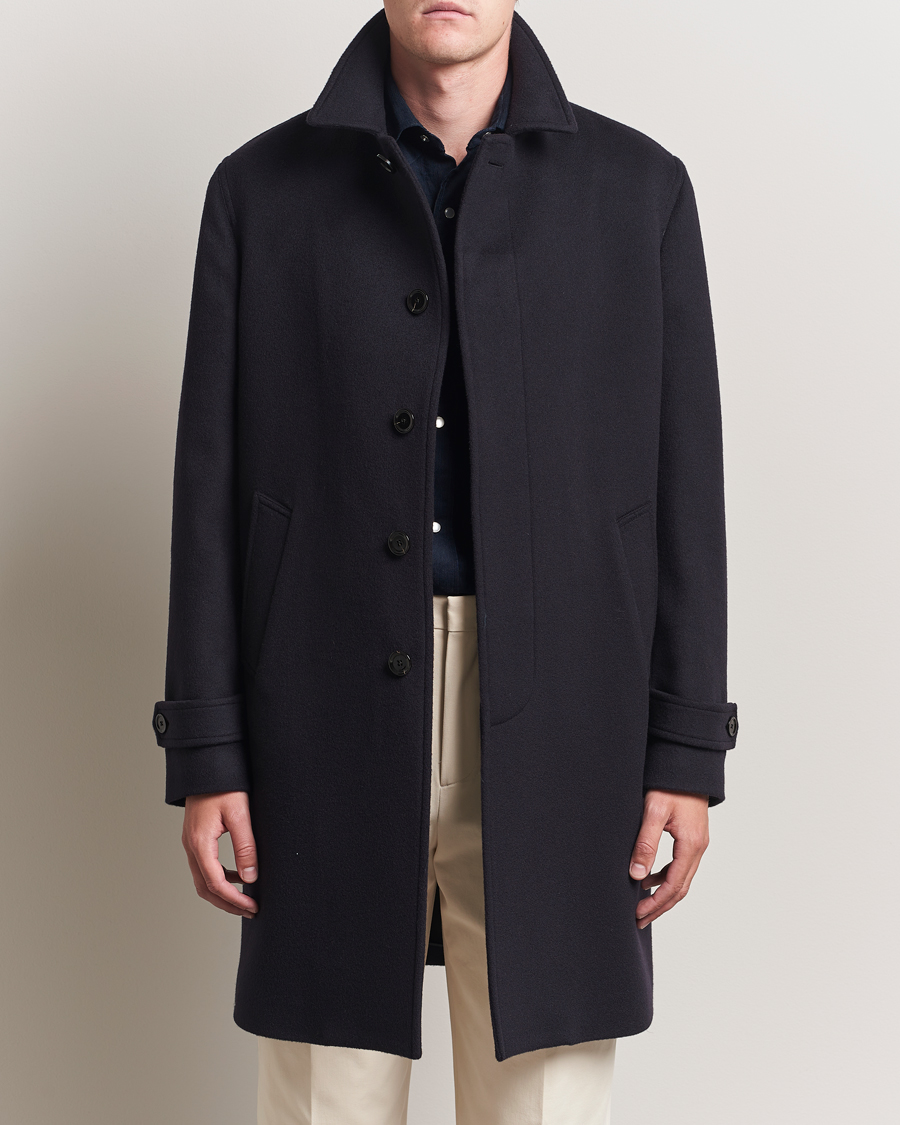 Men | Coats & Jackets | Lardini | Wool Coat Navy
