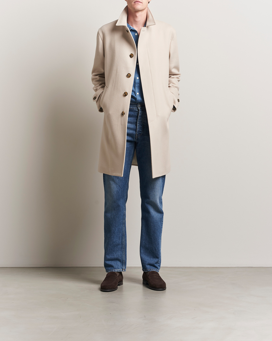 Men | Coats & Jackets | Lardini | Wool Coat Beige