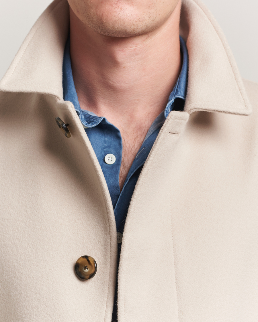 Men | Coats & Jackets | Lardini | Wool Coat Beige