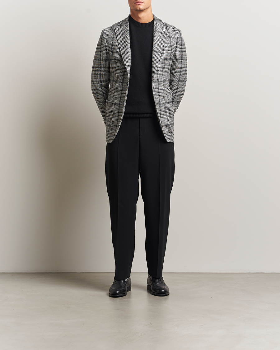 Men | Blazers | L.B.M. 1911 | Jack Checked Wool Blazer Grey