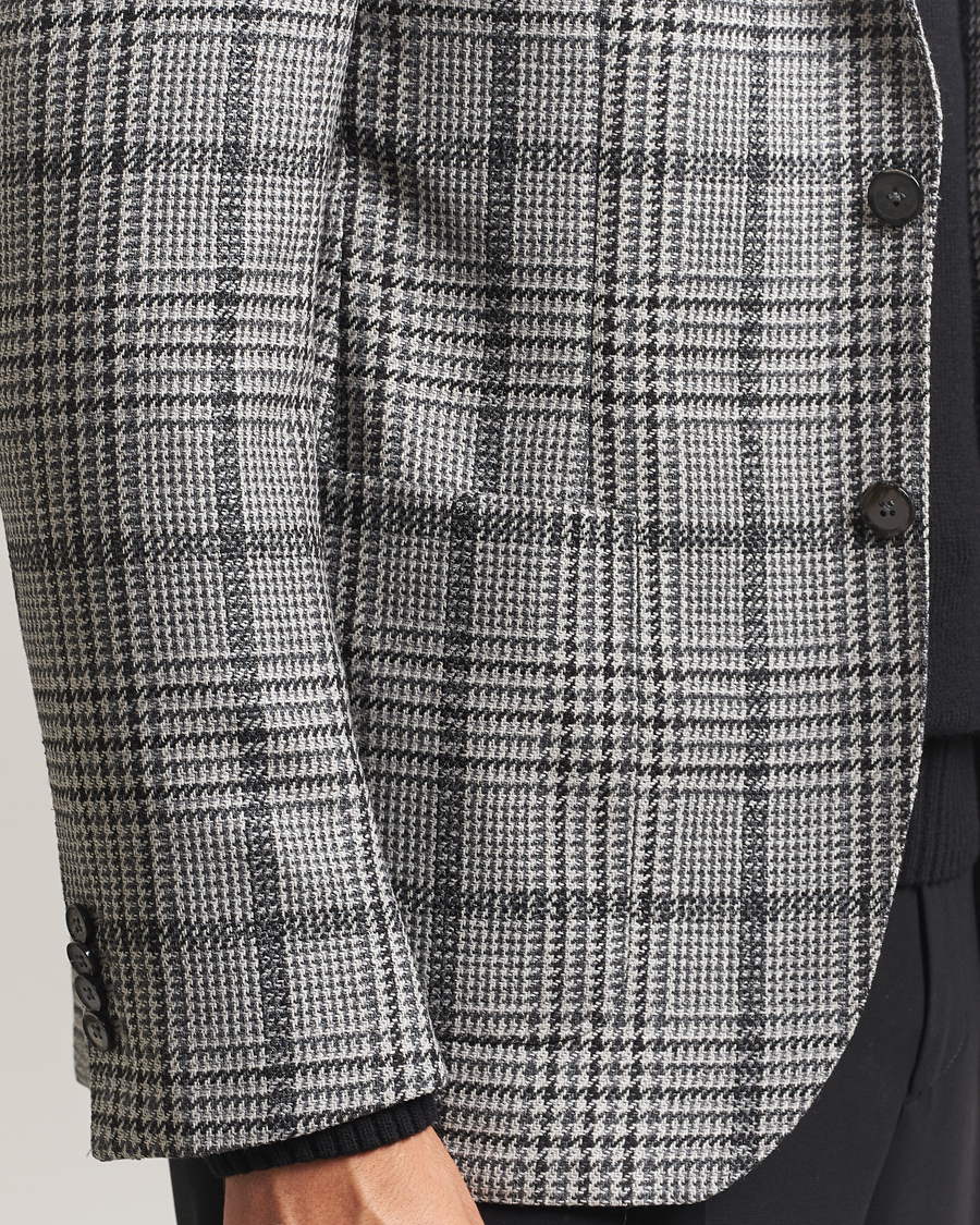 Men | Blazers | L.B.M. 1911 | Jack Checked Wool Blazer Grey