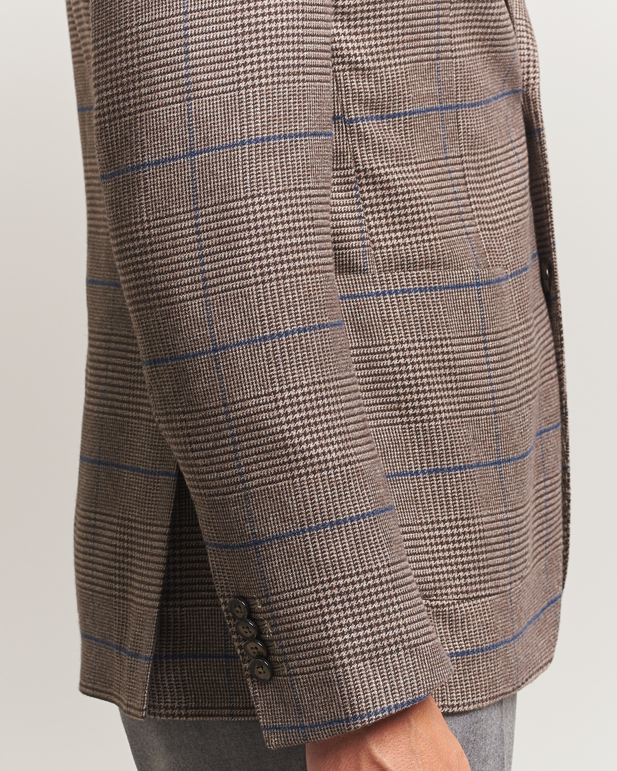 Men | Blazers | L.B.M. 1911 | Jack Overcheck Cotton Blazer Brown