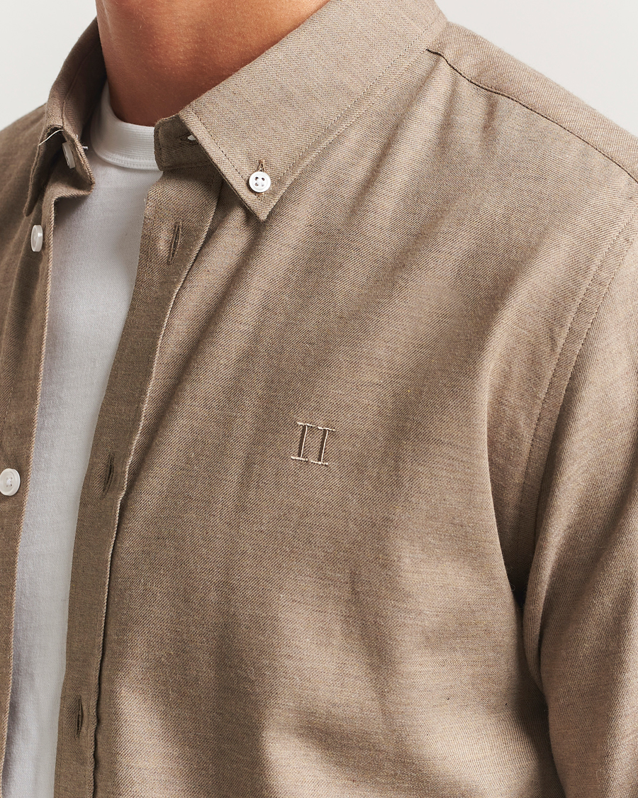 Men | Shirts | LES DEUX | Dessert Reg Flannel Shirt Light Brown