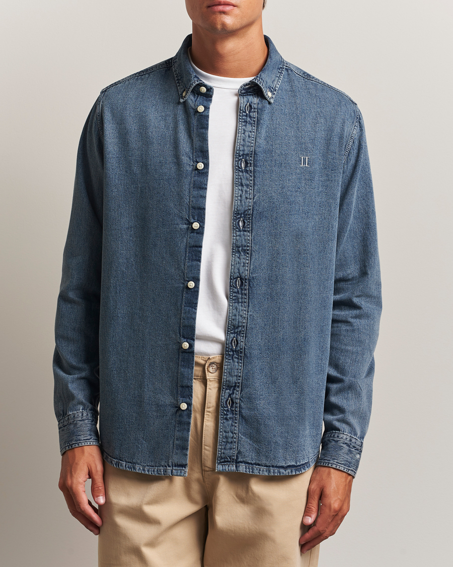 Men | Shirts | LES DEUX | Konrad Denim Shirt Light Indigo