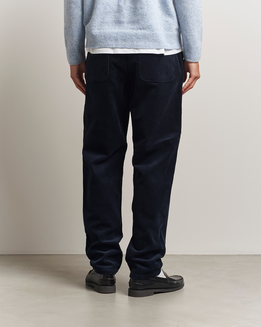 Men | Trousers | LES DEUX | Kody Corduroy Pants Dark Navy