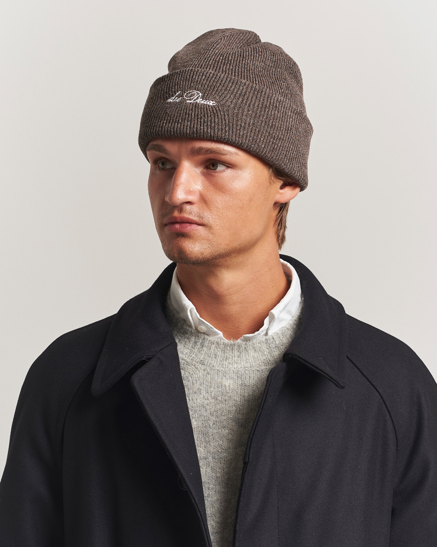 Men | Beanies | LES DEUX | Wayne Wool Beanie Mountain Gray