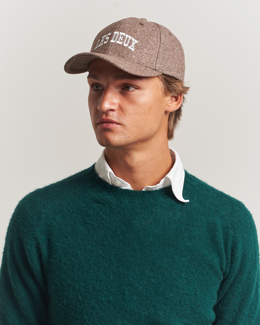 Men | Hats & Caps | LES DEUX | Wool Baseball Cap Mountain Gray