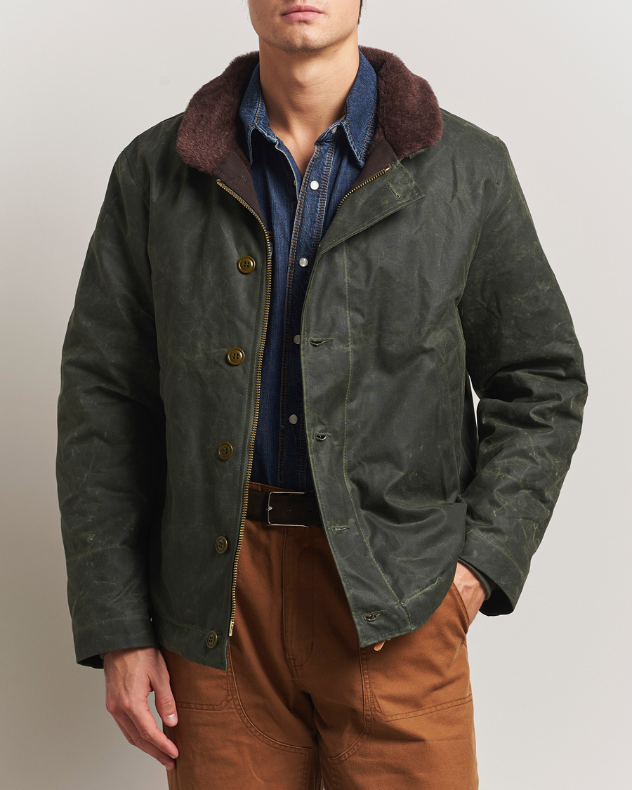 Men | Coats & Jackets | Manifattura Ceccarelli | Deck Jacket Dark Green