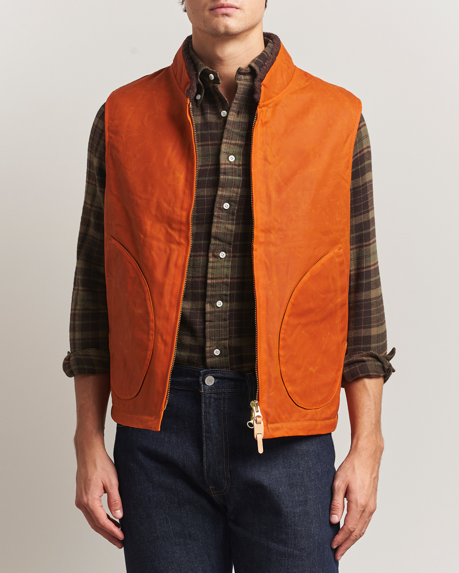 Men | Gilets | Manifattura Ceccarelli | Mountain Vest Orange