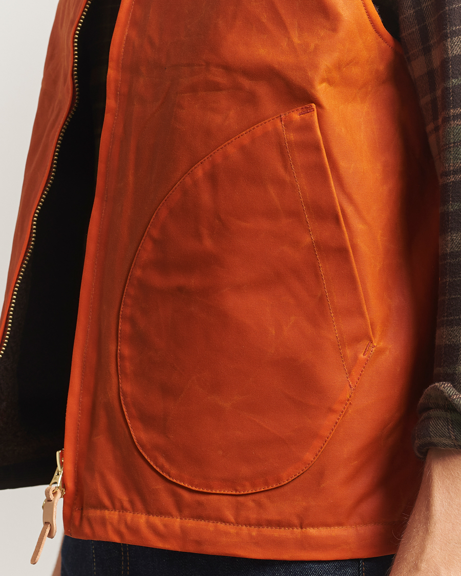 Men | Coats & Jackets | Manifattura Ceccarelli | Mountain Vest Orange