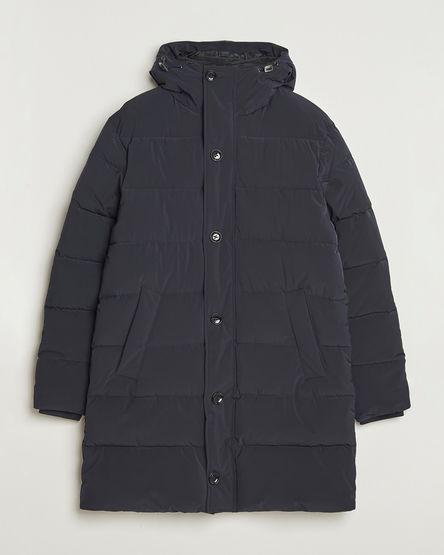 Men | Coats & Jackets | Oscar Jacobson | Padded Parka Navy