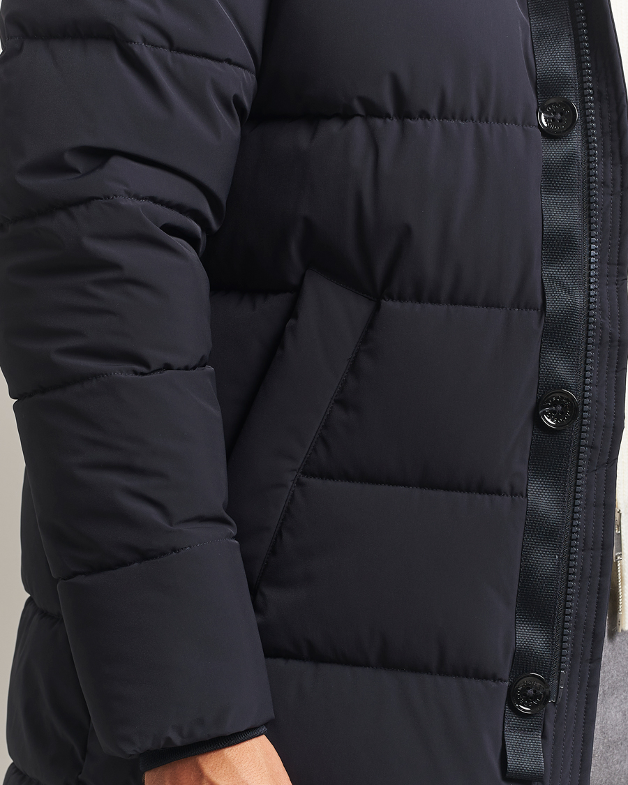 Men | Coats & Jackets | Oscar Jacobson | Padded Parka Navy