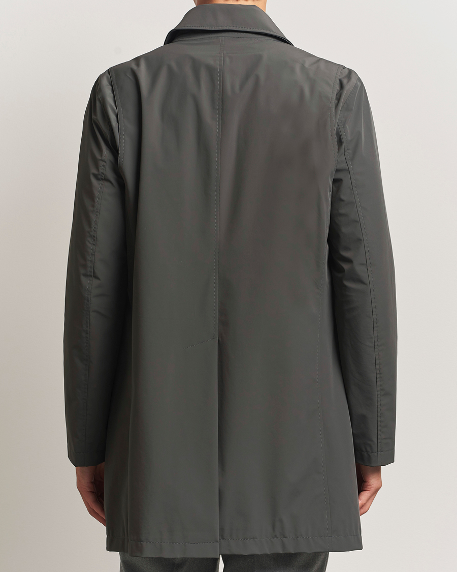 Men | Coats & Jackets | Oscar Jacobson | Nylon Car Coat Olive