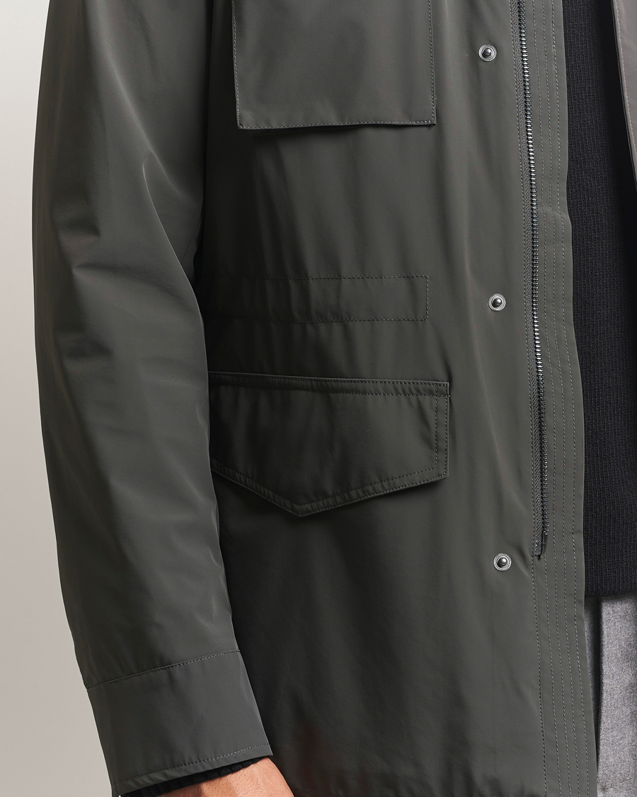 Men | Coats & Jackets | Oscar Jacobson | M65 Nylon Field Jacket Olive