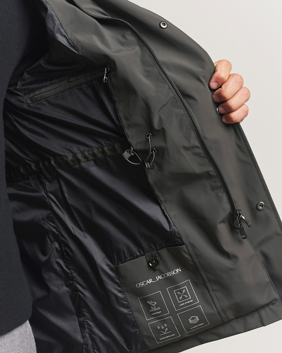 Men | Coats & Jackets | Oscar Jacobson | M65 Nylon Field Jacket Olive