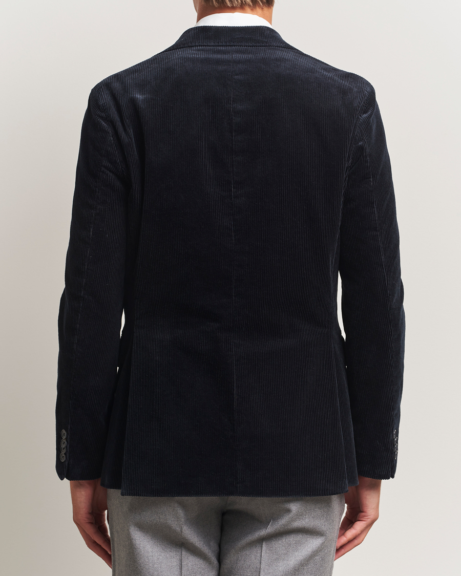 Men | Blazers | Oscar Jacobson | Fogerty Patch Pocket Cord Blazer Navy